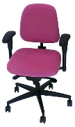 Schwipp Bürostühle können mit vielen Bezügen und Farben bezogen werden: Mikrofaser, Wolle und Leder.